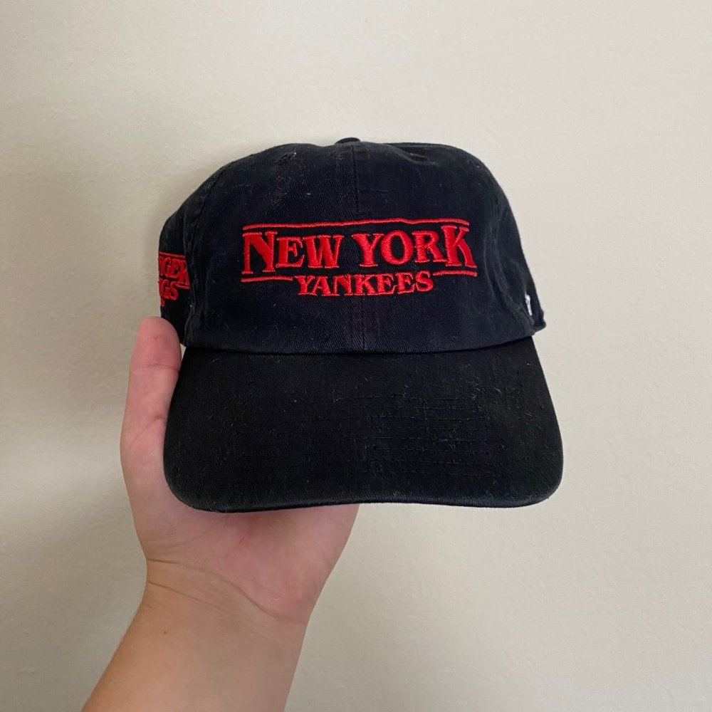 Yankees x Stranger things dad hat